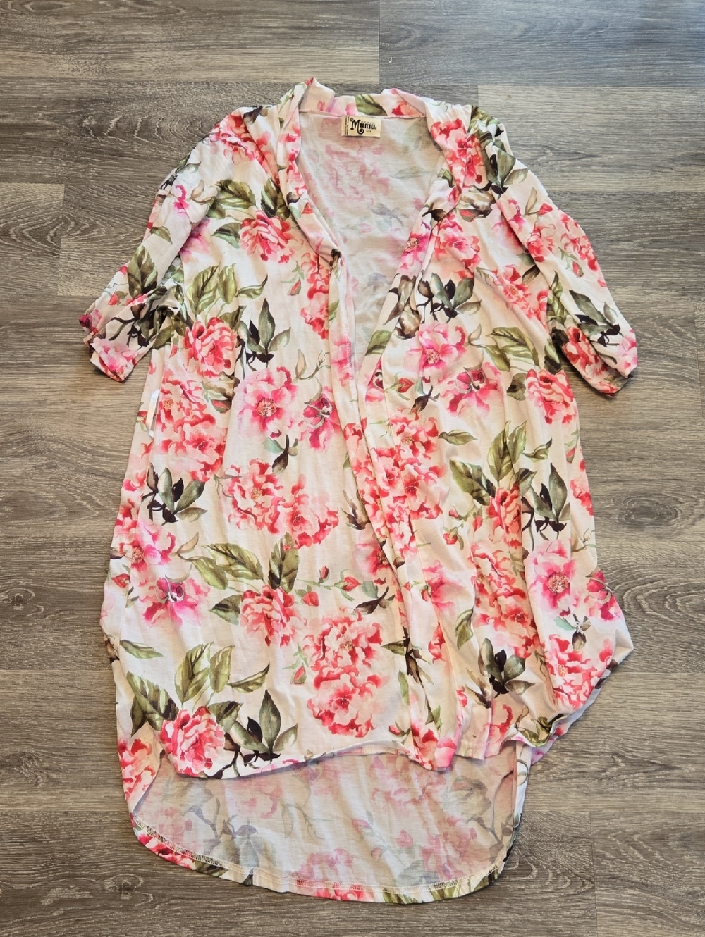 Show Me Your Mumu Floral Kimono Swi.suit Cover Sz O/S